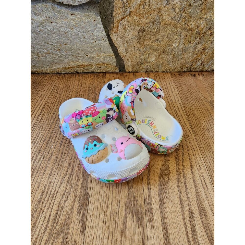 Crocs Kids 11 Squishmallows Classic Clog PS Girls Shoes VGUC